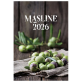 Zidni kalendar Masline 2026 – 13 listova, spiralni uvez