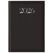 Rokovnik B5 dnevni Astro metalic crni – dan po stranici, 352 stranice